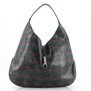 Gucci Jackie Soft Hobo Python Large