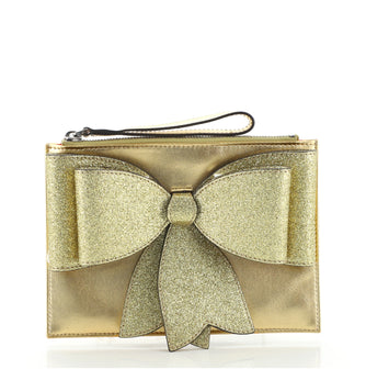Gucci Children's Bow Wristlet Clutch Leather