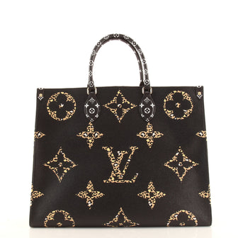 Louis Vuitton OnTheGo Giant Monogram Jungle Tote Bag Limited Edition FL2199