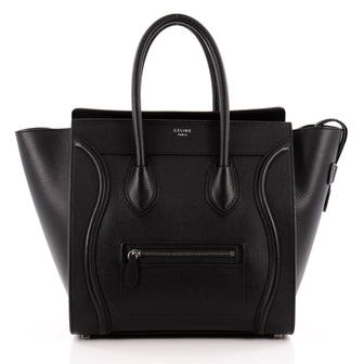Celine Luggage Grainy Leather Mini