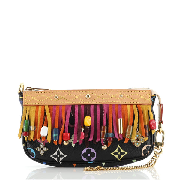 Louis Vuitton Pochette Accessoires Limited Edition Fringe Monogram