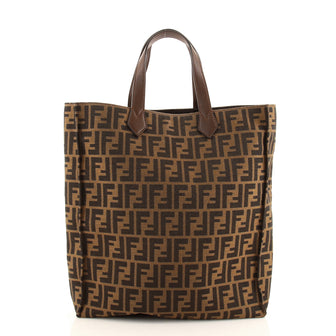 Fendi Vintage Open Tote Zucca Canvas Medium