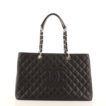 Chanel Grand Shopping Tote Quilted Caviar XL