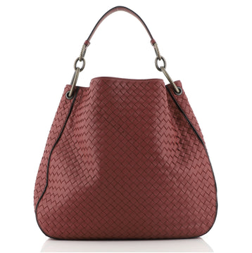 Bottega Veneta Loop Shoulder Bag Intrecciato Nappa Large