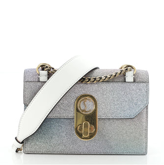 Christian Louboutin Elisa Shoulder Bag Glitter Mini
