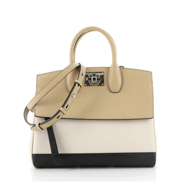 Salvatore Ferragamo Studio Satchel Leather Medium