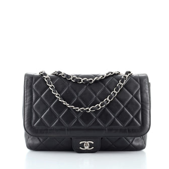Chanel CC Chain Flap Bag Quilted Lambskin Medium