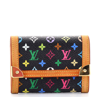 Louis Vuitton Porte-Monnaie Plat Coin Purse Monogram Multicolor