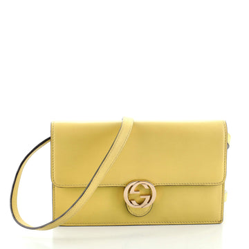 Gucci Icon Wallet on Strap Leather