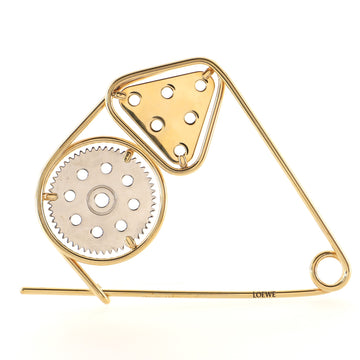 Loewe Meccano Double Pin Brooch Metal