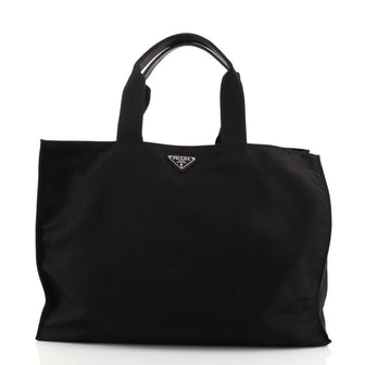 Prada Shopping Tote Tessuto with Leather
