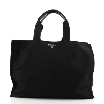 Prada Shopping Tote Tessuto with Leather