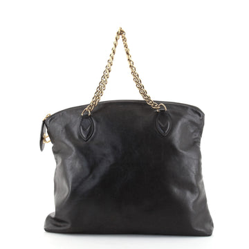 Louis Vuitton Lockit Chain Handbag Boudoir Leather