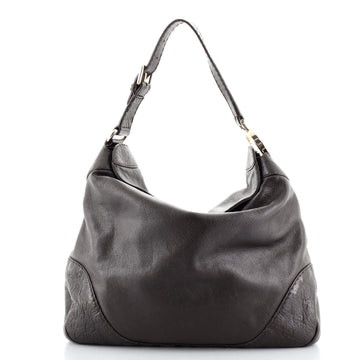 Gucci Charlotte Zip Hobo Guccissima Leather Medium