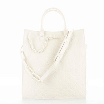 Louis Vuitton Sac Plat Handbag Monogram Taurillon Leather