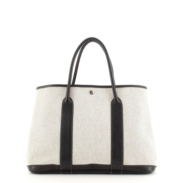 Hermes Garden Party Tote Toile and Leather 36