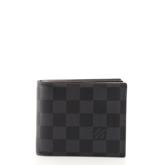 Louis Vuitton Amerigo Wallet Damier Graphite Black 88056275