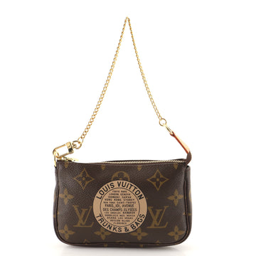 Louis Vuitton Pochette Accessoires Limited Edition Monogram Canvas Mini