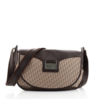 Christian Dior Street Chic Crossbody Bag Diorissimo Canvas