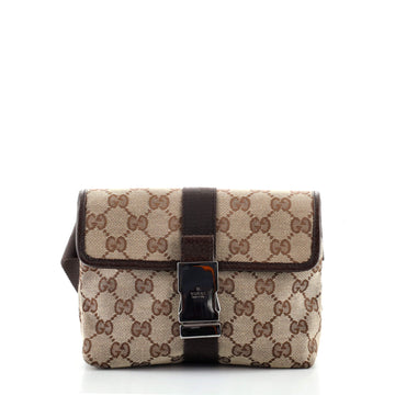 Gucci Buckle Belt Bag GG Canvas Mini