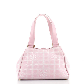 Chanel Travel Line Shoulder Bag Nylon Medium