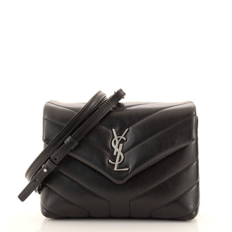 Saint Laurent LouLou Shoulder Bag Matelasse Chevron Leather Toy
