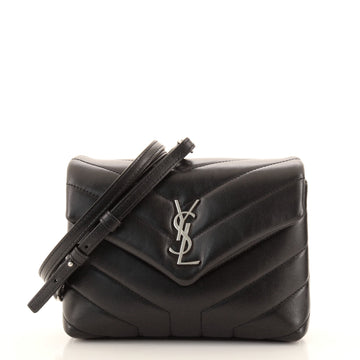 Saint Laurent LouLou Shoulder Bag Matelasse Chevron Leather Toy