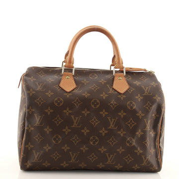 Louis Vuitton Speedy Handbag Monogram Canvas 30