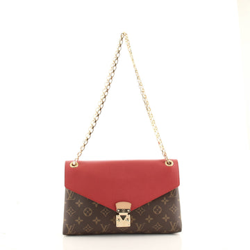 Louis Vuitton Pallas Chain Shoulder Bag Monogram Canvas and Calfskin