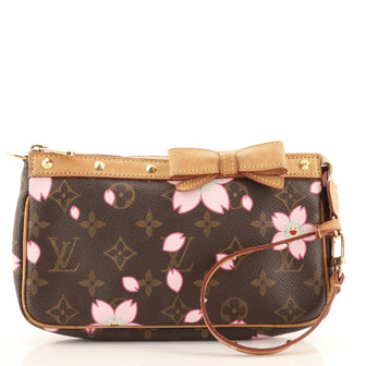 Louis Vuitton Pochette Accessoires Limited Edition Cherry Blossom Monogram