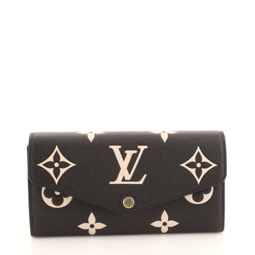 Louis Vuitton Sarah Wallet NM Bicolor Monogram Empreinte Giant