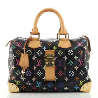 Louis Vuitton Speedy Handbag Monogram Multicolor 30