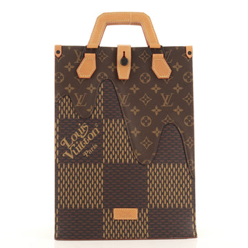 Louis Vuitton Nigo Tote Limited Edition Giant Damier and Monogram Canvas Mini