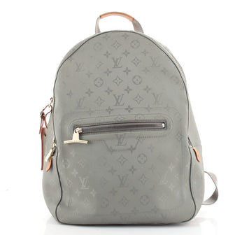 Louis Vuitton Backpack Limited Edition Titanium Monogram Canvas PM