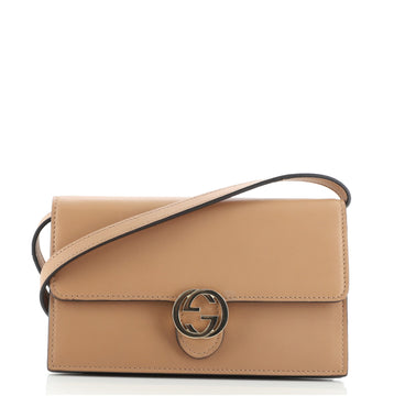 Gucci Icon Wallet on Strap Leather