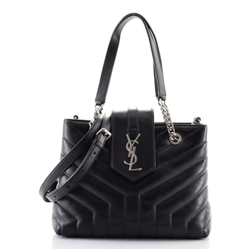 Saint Laurent LouLou Tote Matelasse Chevron Leather Small
