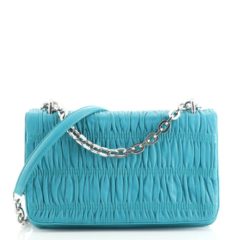 Prada Compartment Chain Flap Crossbody Nappa Gaufre Medium