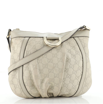 Gucci D Ring Messenger Bag Guccissima Leather Small