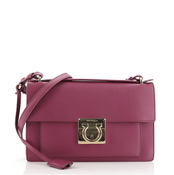 Salvatore Ferragamo Aileen Shoulder Bag Leather Medium