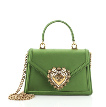 Dolce & Gabbana Devotion Top Handle Bag Satin Mini