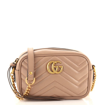 Gucci GG Marmont Shoulder Bag Matelasse Leather Mini
