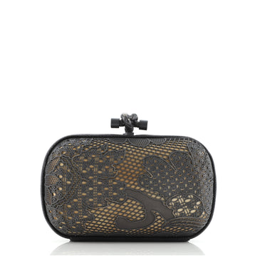 Bottega Veneta Knot Clutch Metallic