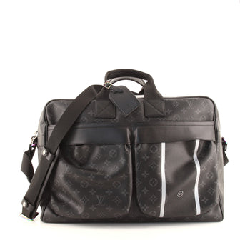 Louis Vuitton Monogram Eclipse Flash Fragment Travel Bag - Black  Weekenders, Bags - LOU728244