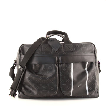 Louis Vuitton Travel Bag Flash Fragment Monogram Eclipse Canvas