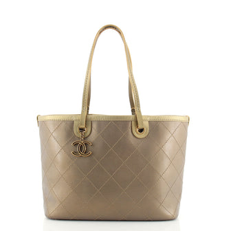 Chanel Fever Tote Quilted Caviar Small
