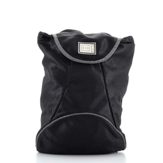Chanel Sport Line Flap Backpack Nylon Small