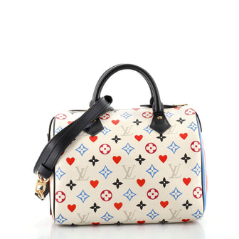 Louis Vuitton Speedy Bandouliere Bag Limited Edition Game On Multicolor Monogram 25