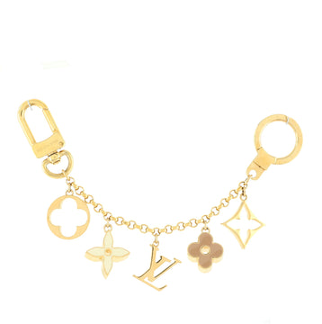 Louis Vuitton Fleur de Monogram Bag Charm and Key Holder Resin and Brass