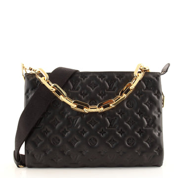Louis Vuitton Coussin Bag Monogram Embossed Puffy Lambskin MM