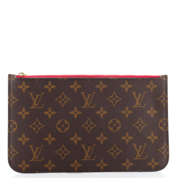 Louis Vuitton Neverfull Pochette Monogram Canvas Large